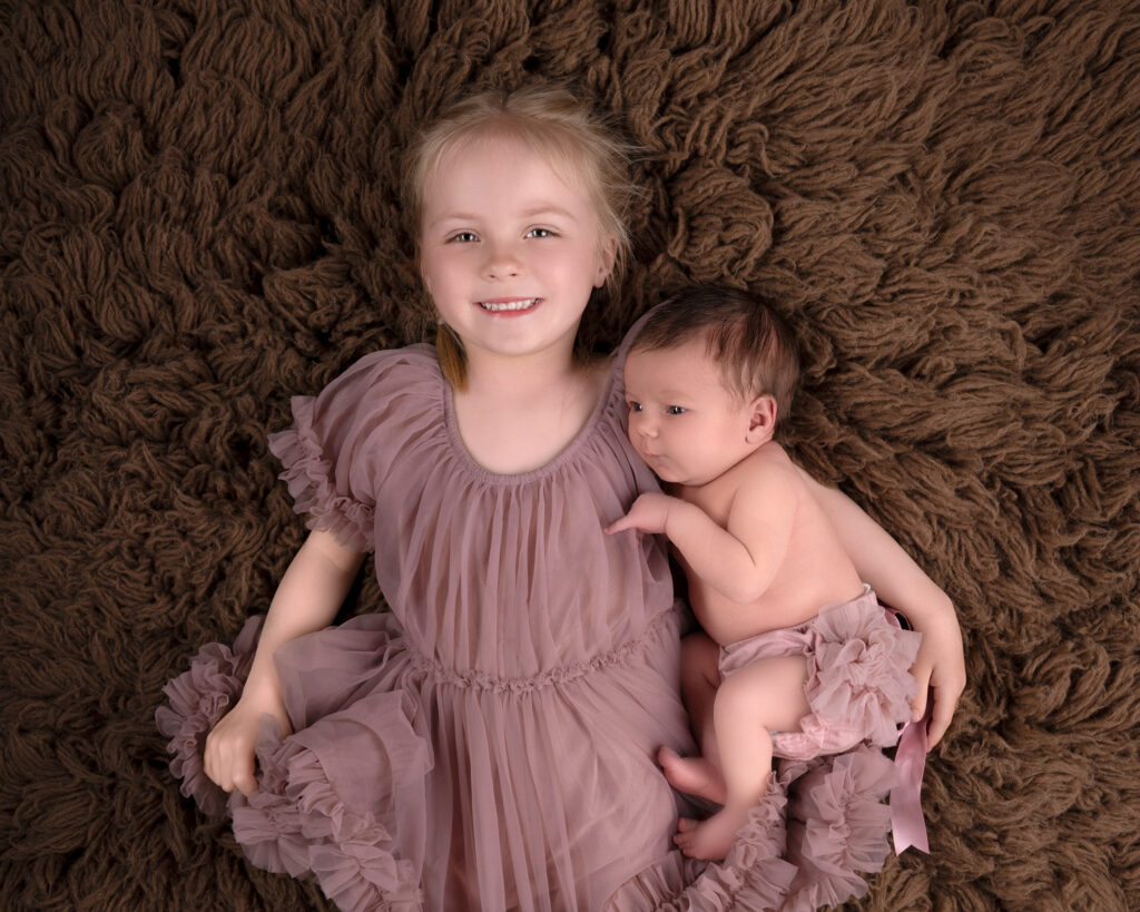 babyfoto Oslo nyfødt med søsken